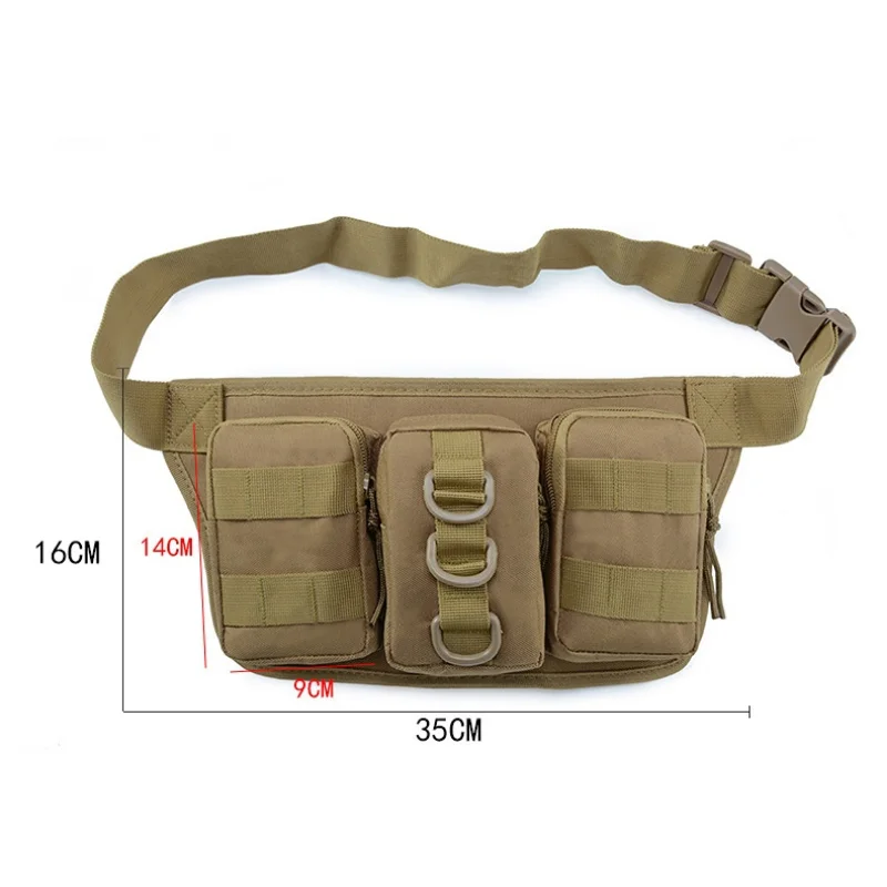 Fashion Large Capacity Chic Nylon Waist Packs Multi-function Outdoor Sports Unisex Bags  Portable Fishing Hunting Bags