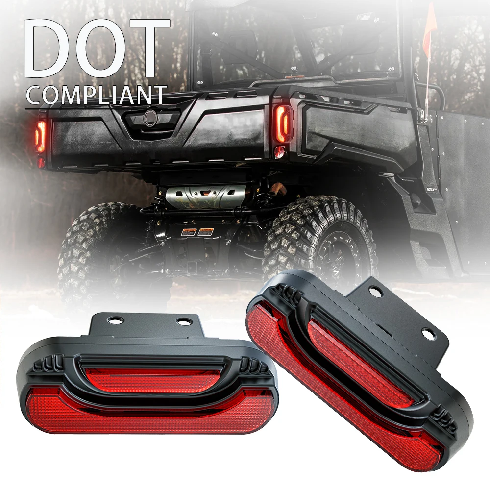 DOT LED Taillight For Can Am Defender Traxter HD5 HD8 HD10 Maverick Trail 700 800 1000 Sport Max 1000R ATV UTV Brake Light Lamp