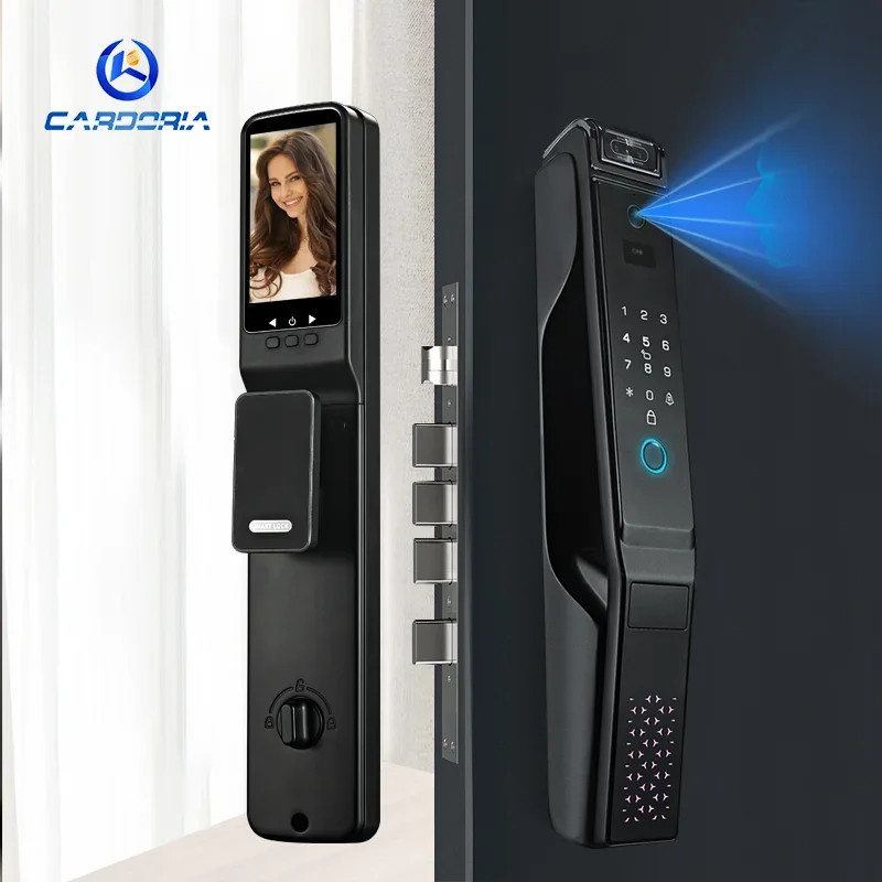 2025 Hot Sale  3D Face Palm Print Recognition Door Smart Fingerprint Keyless Digital Intelligent For Mortise