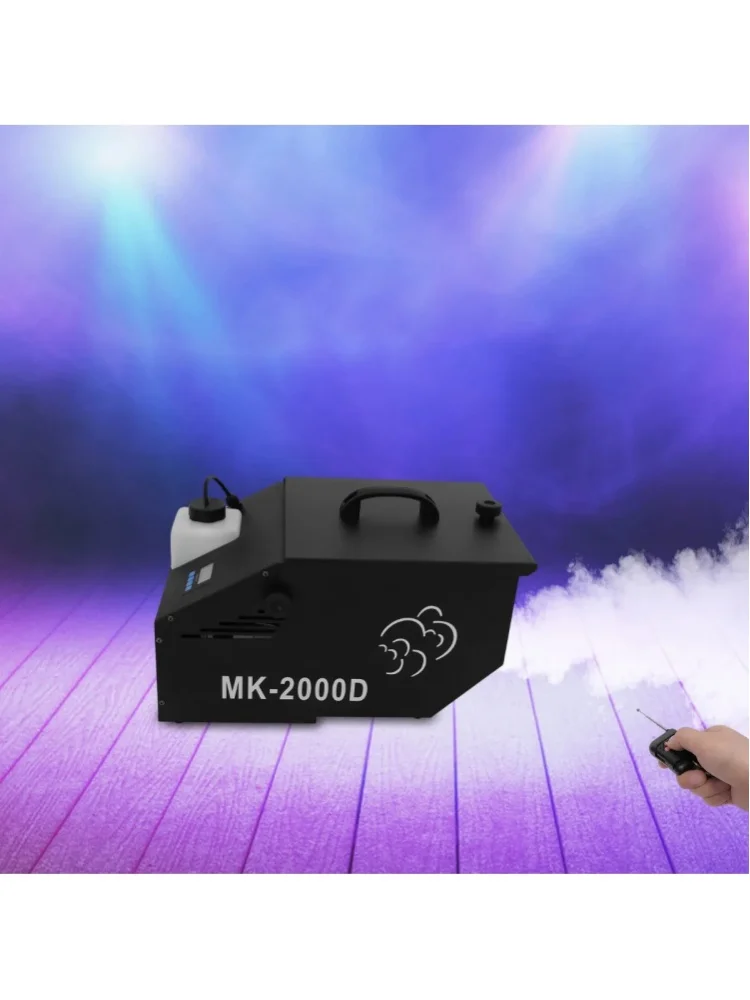 Nebelmaschine 1200W Bodennebelmaschine DMX-Steuerung Fernbedienung Inklusive Schnellheizung 5000CFM Leistung für Bühnenshow Party Bar Club Konzert DJ Professionelle Qualität Robustes Eisengehäuse 220V
