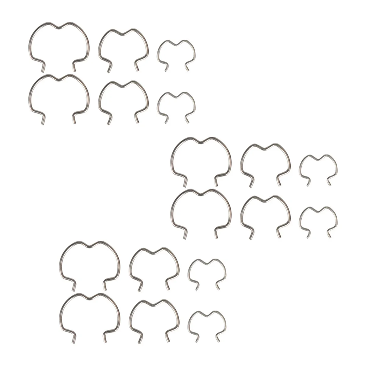 Klip garis pendingin transmisi penahan klip konektor cepat 18 buah 800-801 6-3/8 inci. 6-1/2 inci. 6-5/8 inci