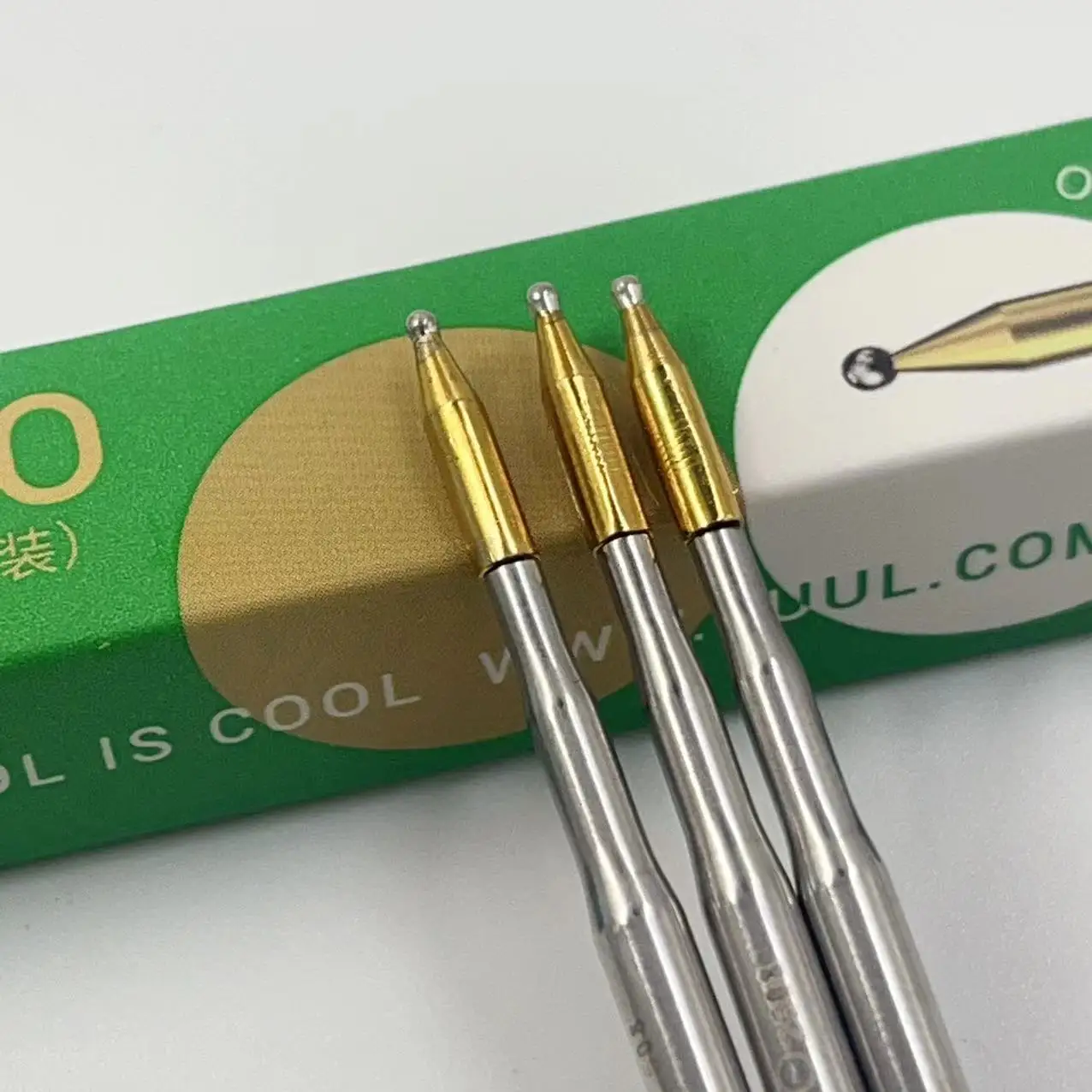 

2UUL FD15 FIND210-O Ball Head Universal Heating Core Soldering Iron Tips For Mobile Phone Precision PCB Soldering Tools