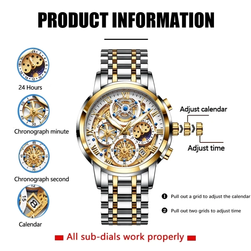 Top Brand LIGE Men Watch  Big Sports Quartz Mens Watches Waterproof Chronograph Wristwatch Men Relogio Masculino For  Men