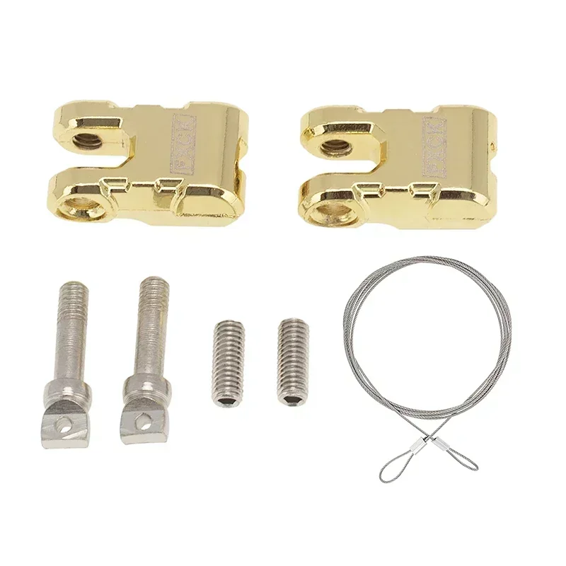 

Metal ROCK Bumper D-ring Tow Hook for 1/10 RC Crawler Car TRX-4 Axial SCX10 90046 Redcat GEN8