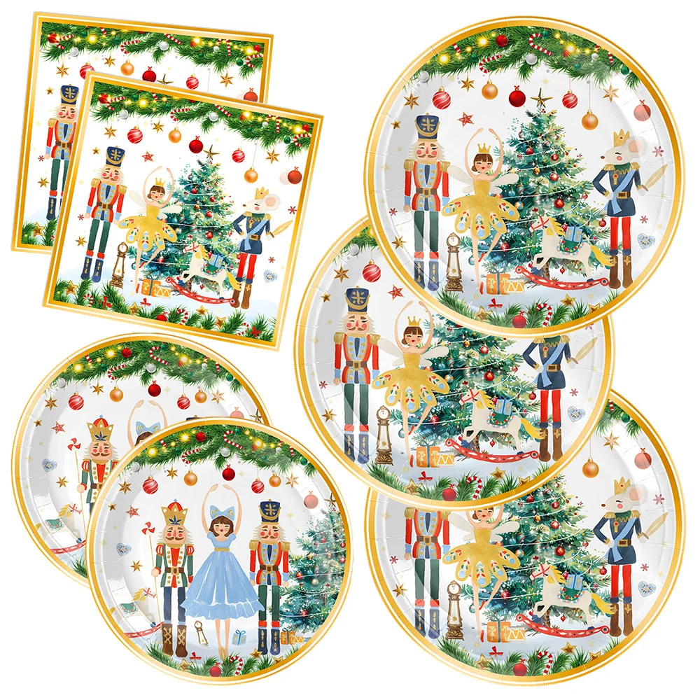 Nutcracker Plates: A Festive and Functional Choice for Your Christmas Party