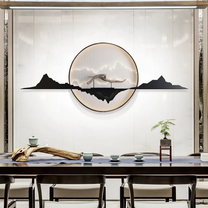 

Wall Decoration Pendant Wall Decoration Hotel Living Room Background Three-dimensional Mountain Shadow Wall Decoration