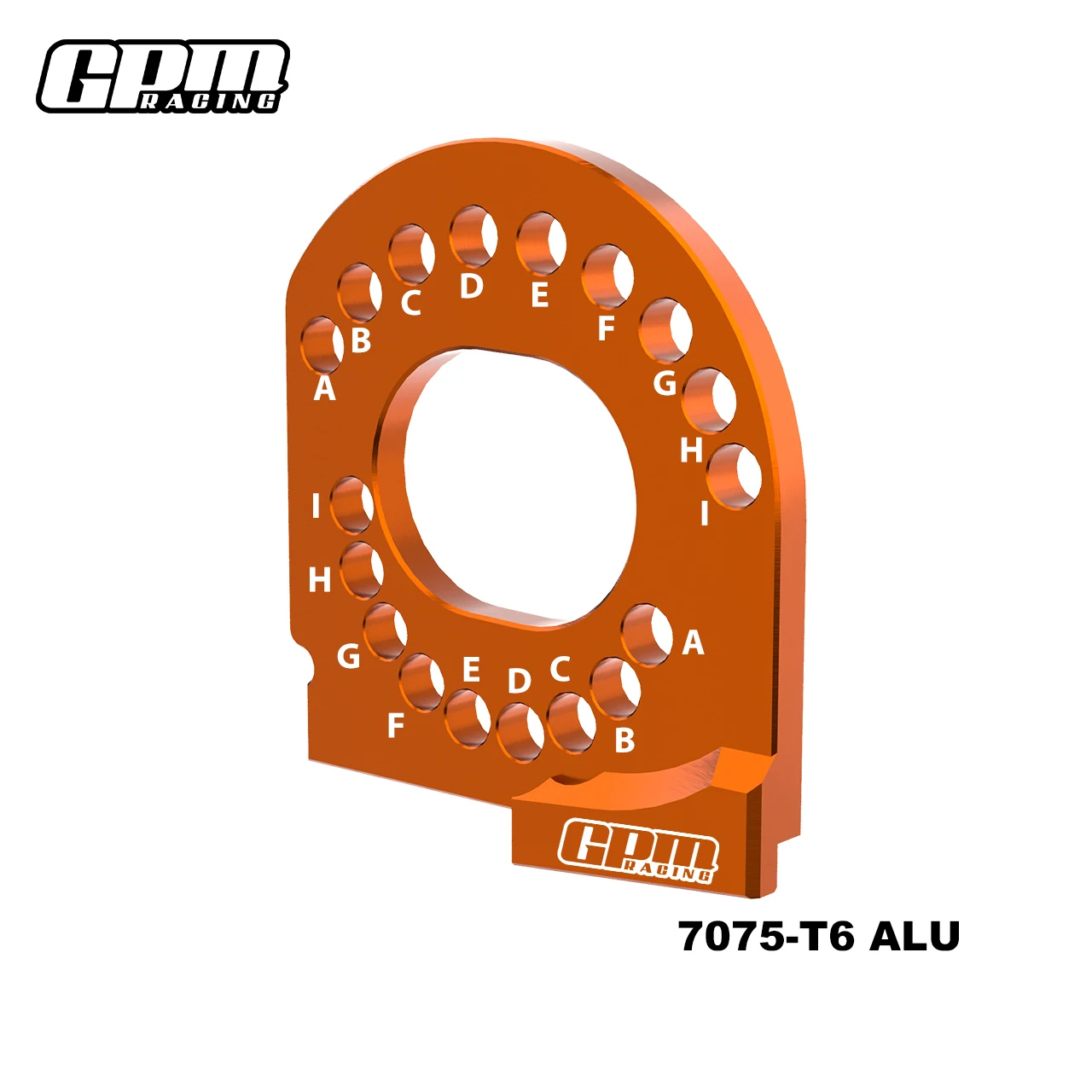 แผ่นยึดมอเตอร์โลหะผสม GPM 7075 เสริมสร้างสําหรับ TRAXXAS Mini Maxx