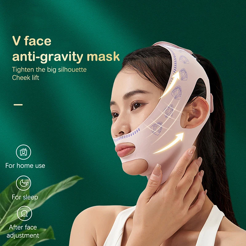 Breathable V Face Band Cheek Lift Up Face Thin Mask Reduce Double Chin V-Line Shaping Bandage Anti Wrinkle Face Bandage