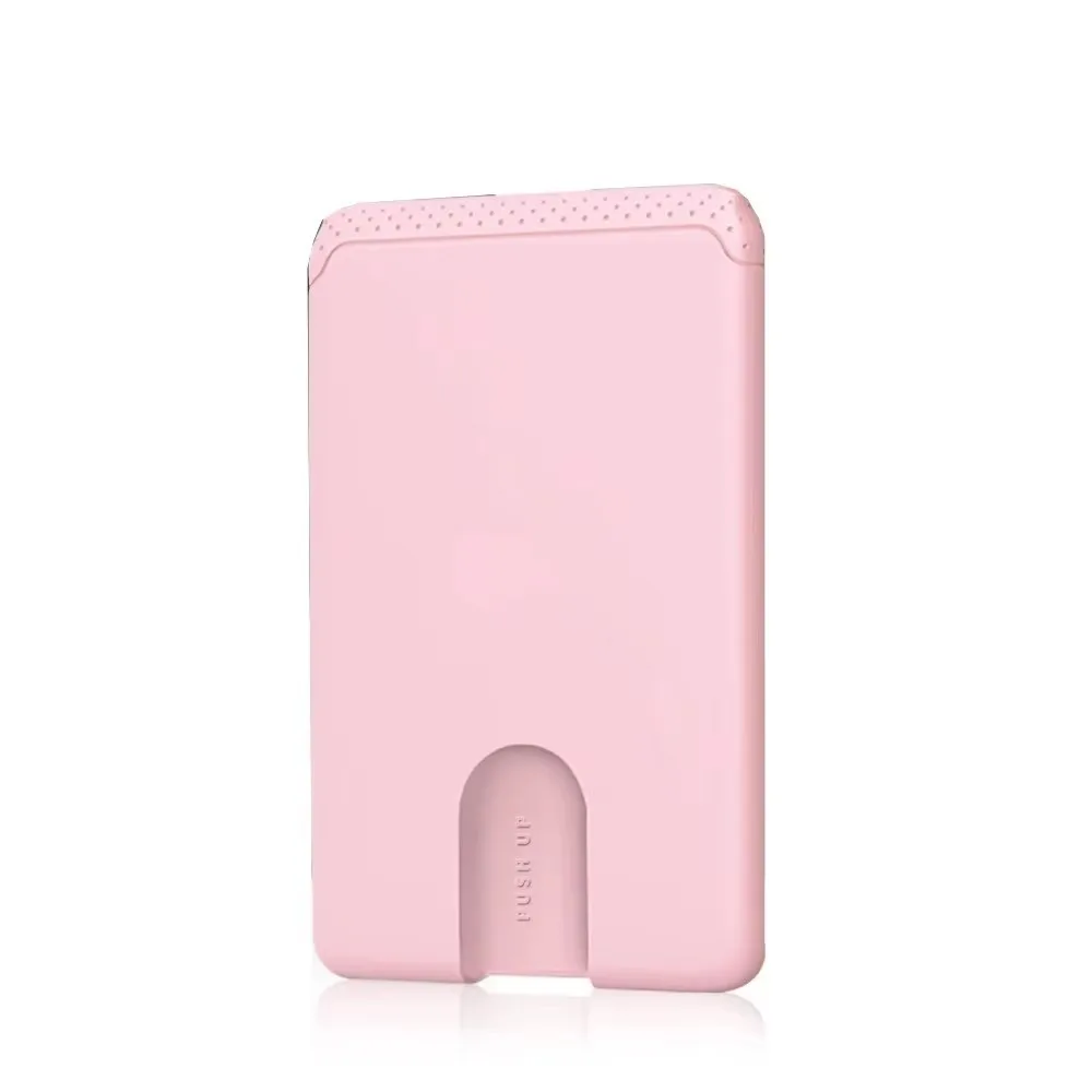 Self-Adhesive Phone Holder Sticker Soft Silicone Mobile Wallet Compact Card Clip Credit Card Holder Compatible All Smartphones