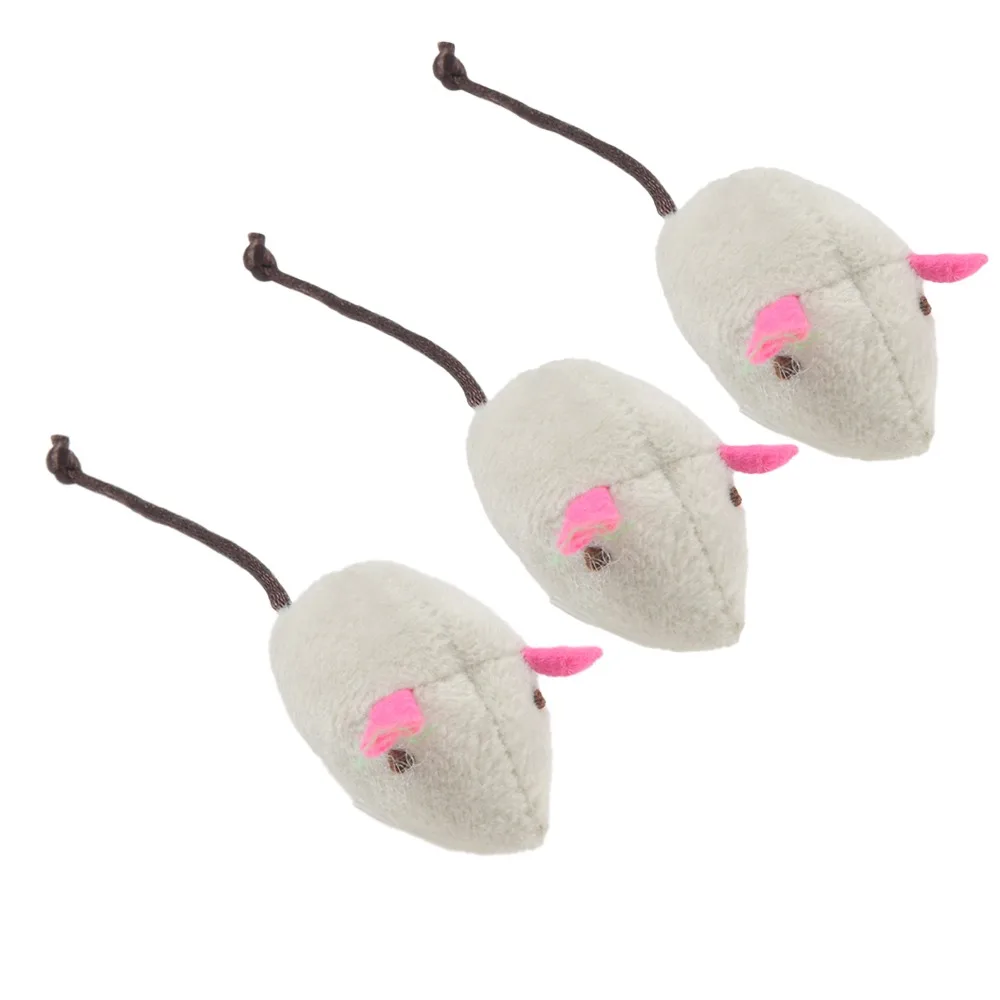 2pcs Funny Soft  for Kitten Simulated Mouse Cats Training  Catnip  Fake Mice