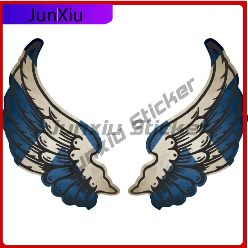 

Sticker Biker Wings Cute Truck Fade Proof Decal Motorcycle Country Flag SCO Scotland Trendy Laptop Cool Cute Cute Trendy