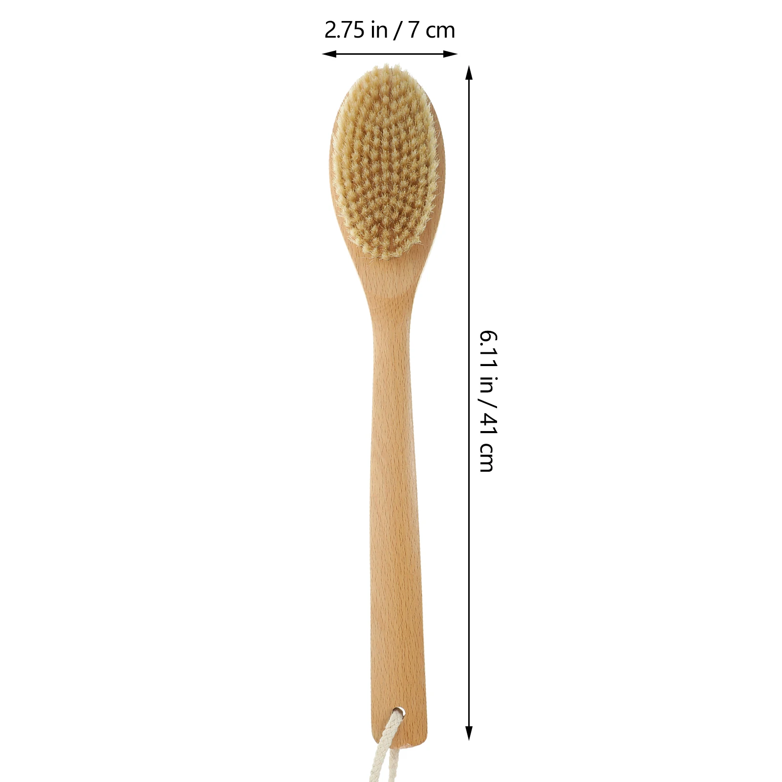 

Premium Bristle Exfoliating Body Tool Long Handle Scrubber Shower Portable Body Scrubbing Bath For Back Long Handle Shower Brush