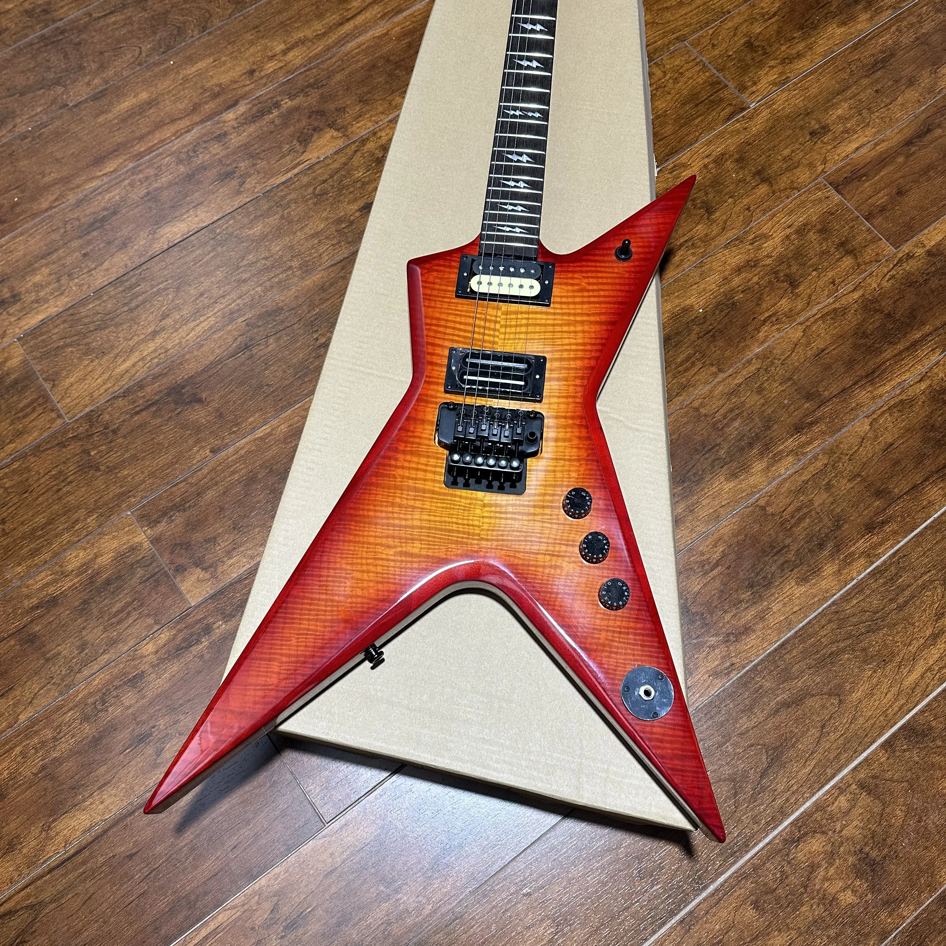 Dean Dimebag Darrell Electric Guitar Flame maple top,in stock guitars Free Delivery guitars guitarra