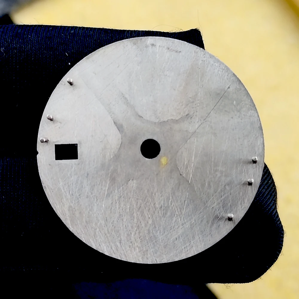 NH35 شعار مخصص الطلب ساعة رجالي 28.5 مللي متر لا مضيئة الهاتفي مناسبة ل NH35 ساعة يد تعمل بالحركة اكسسوارات