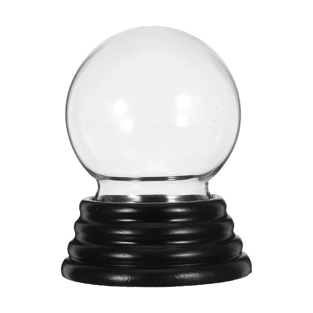 

Clear Glass Snow Jar Base Bell Dome Diy Craft Kit For Christmas Decorations Empty Fillable Globe Jar Water Globe Diy