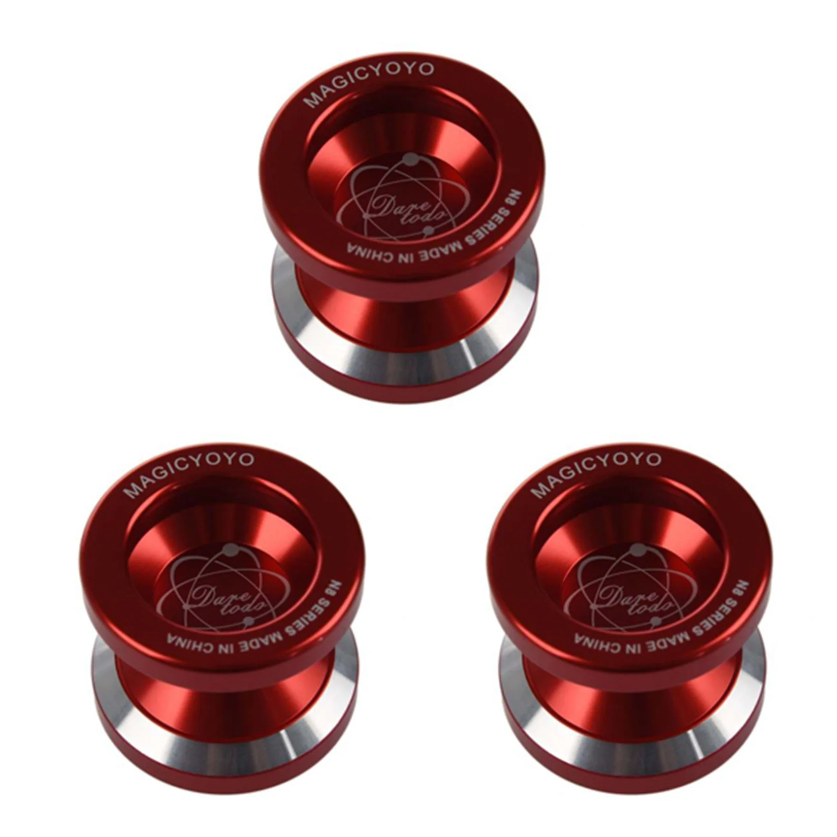 

3X MAGICYOYO N8 Super Professional Yoyo + струна + бесплатная сумка + бесплатная перчатка (красный)