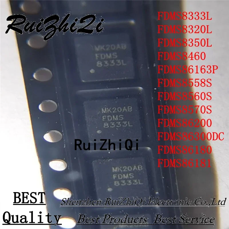 FDMS8333L FDMS8320L FDMS8350L FDMS8460 FDMS86163P FDMS8558S FDMS8560S FDMS8570S FDMS86200 FDMS86300DC FDMS86180 FDMS86181