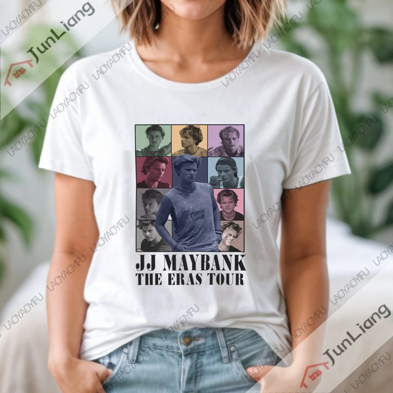 JJ Maybank T-shirt Men's Harajuku Kawaii Graphic T-shirt Men's and Women's Casual Breathe Life T-shirt Oversized Men's Clothing