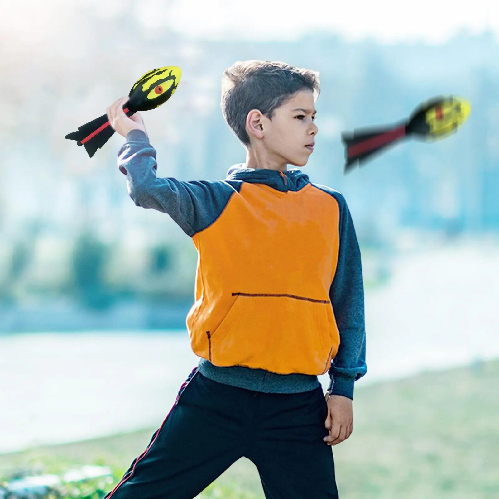 

Свисток Vortex Foam Ball Детская легкая атлетика Мишень Ракета Aero Howler Foam Vortex Ball Спортивные игрушки для школы Открытый пляж