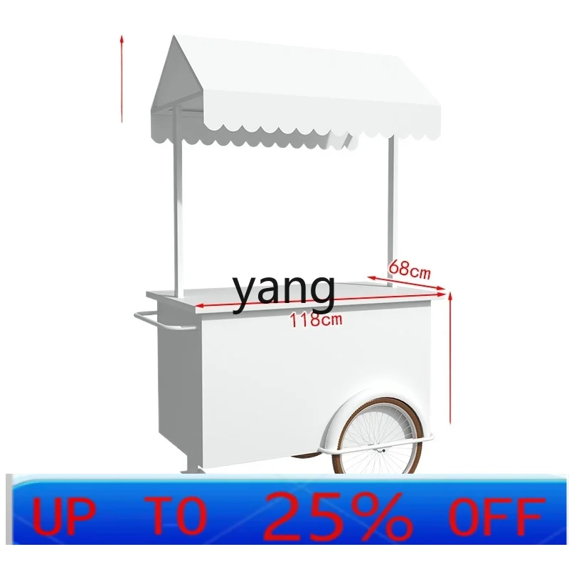 

LTT Простой подвижный киоск для живописной зоны, тележка для демонстрации еды