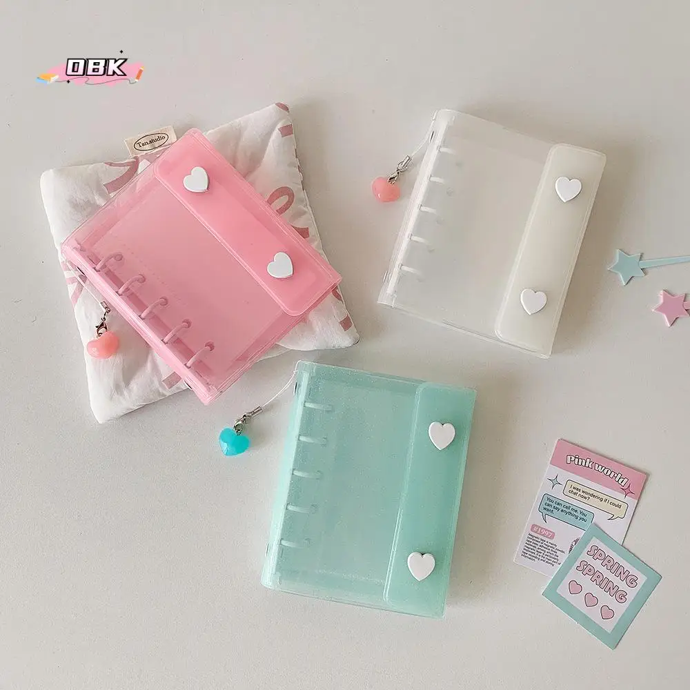 

3in ID Photo Korean Photocard Holder Loose-leaf Binder PVC Card Cover ID Photo Photocard Frame Picture Decoration