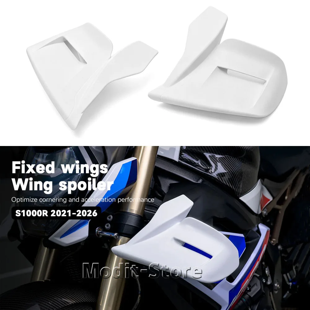 Motorcycle Side Winglet For BMW S1000R S1000 R 2021-2025 2026 Front Spoiler Wing flank Fairing Fixed Side Wing S1000R S1000 R
