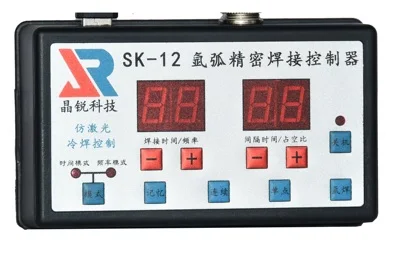 New SK-12 argon arc welding machine modified cold welding machine time pulse controller imitation laser welding stainless steel