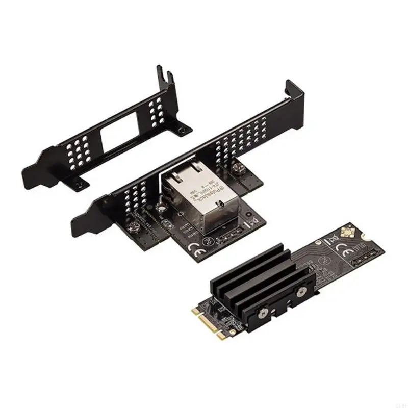 Q5WF Advanced M.2 M key Networking Card 10Gbps Ethernet Card Featuring AQC113 Controller and Efficient Heat Dissipation