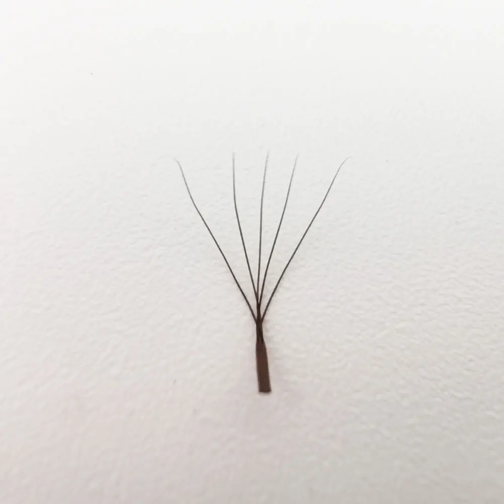 Supmacio Brown Eyelashes W Shaped Eyelash Extensions 2D 3D 4D 5D 6D Premade Fans Lahses Soft Natural Individual Lahesh