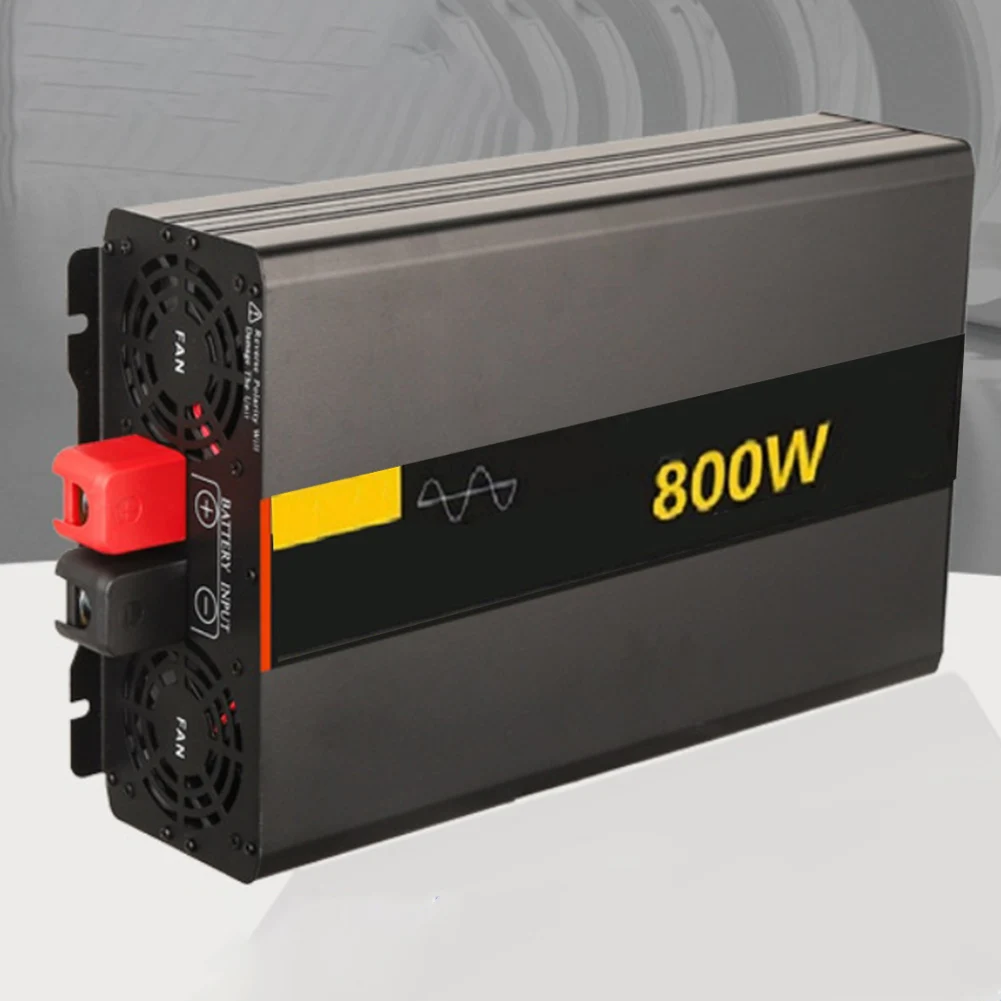 Pure Sine Wave Inverter 800W 24V DC Input 220V AC Output with Front Stage Overload and Input Over Voltage Protection