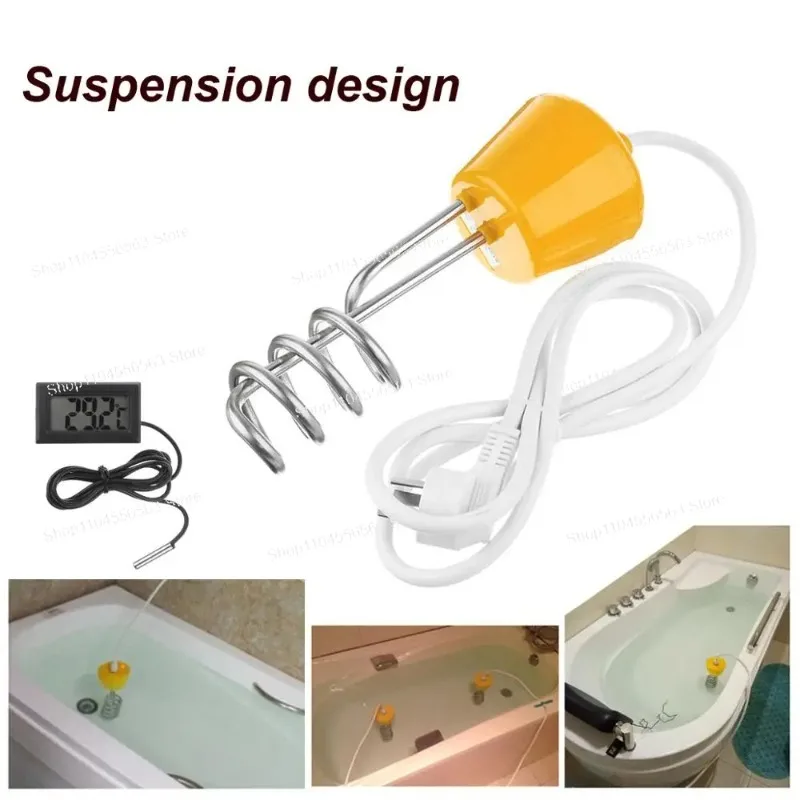 Портативный погружной водонагреватель 220 В - 2500 Вт/3000 Вт для надувного бассейна и бойлера