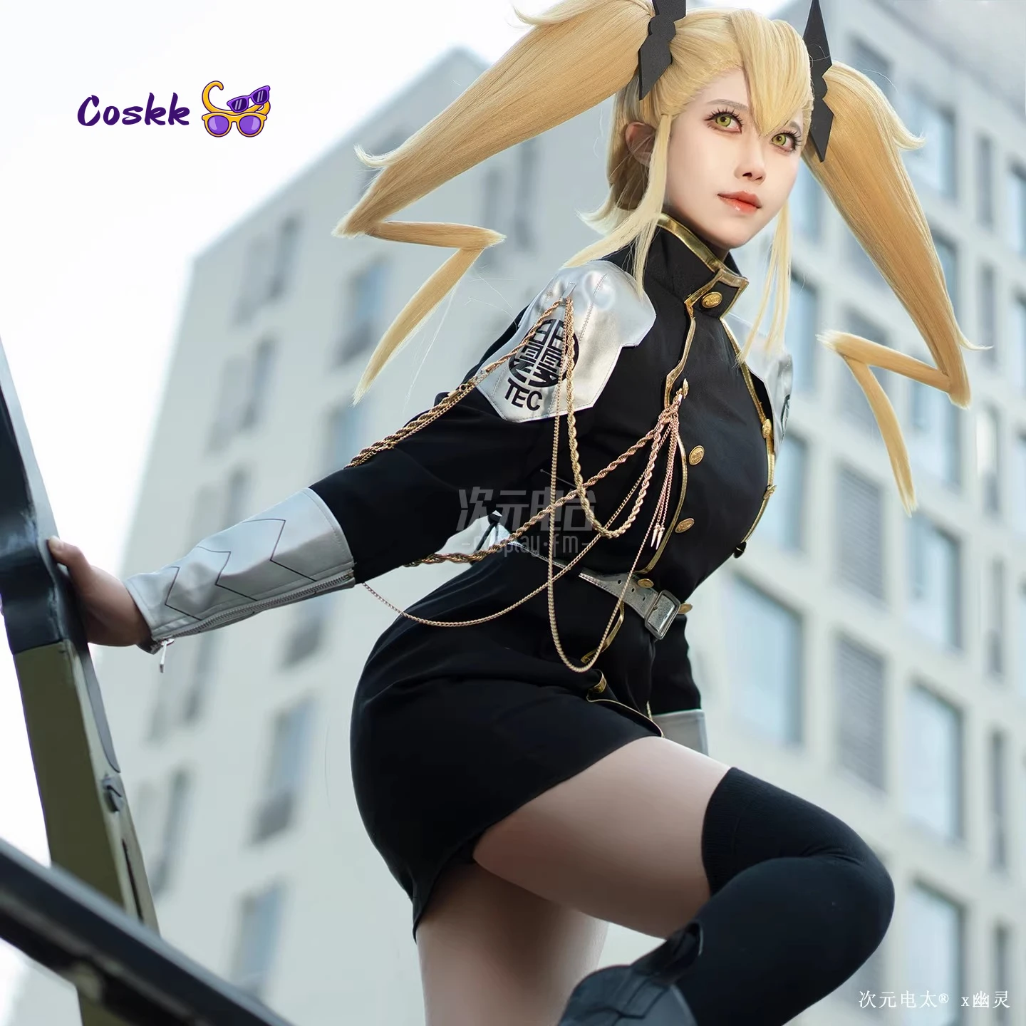 disfraz-de-cosplay-de-anime-mina-ashiro-kaiju-anime-no8-para-halloween-y-carnaval-uniforme-negro-elegante-para-mujer-vestido-calcetines-accesorios-para-la-cabeza-y-cinturon