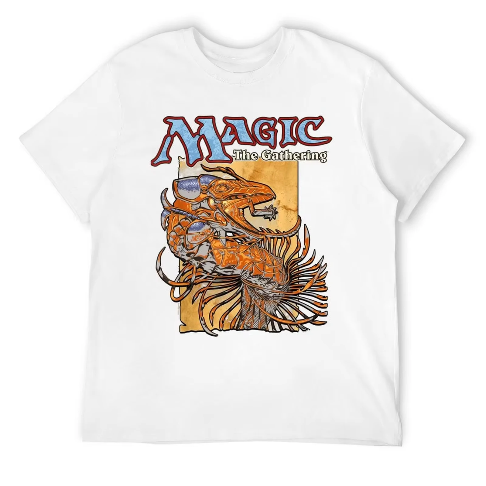 Magic The Gathering Necropotence Ice Age Retro Grafik-T-Shirt Streetwear Harajuku Grafik-Baumwolle Oversized Unisex hohe Qualität