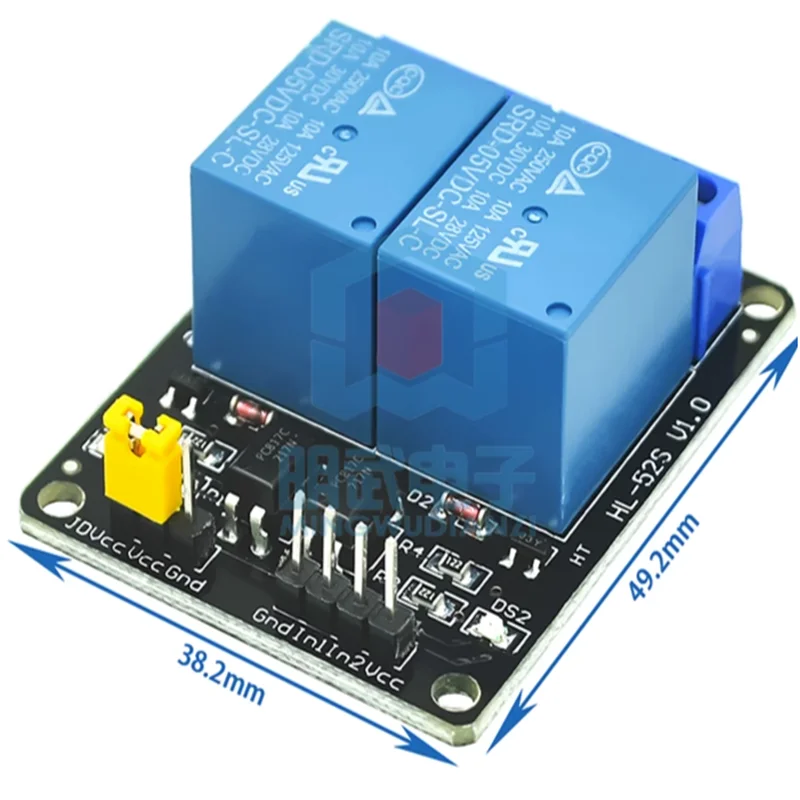 5V one-way relay module KY-019 1/2/4/6/8-way optocoupler relay module with optocoupler isolation.