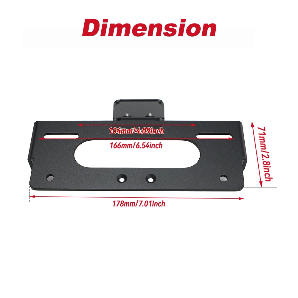 Motorcycle License Plate Frame Registration Plate Bracket Rear Tail Tidy Fender Eliminator Kit Navi 2022 2023 2025 For Honda