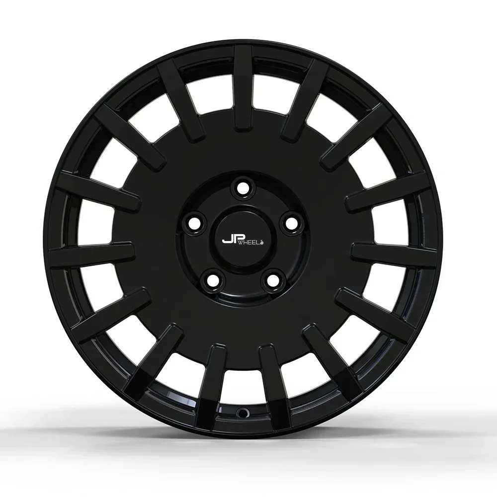 JPwheels Rodas de design côncavo preto Liga de alumínio monobloco personalizada forjada Jantes de carro de 18 polegadas # JM1107