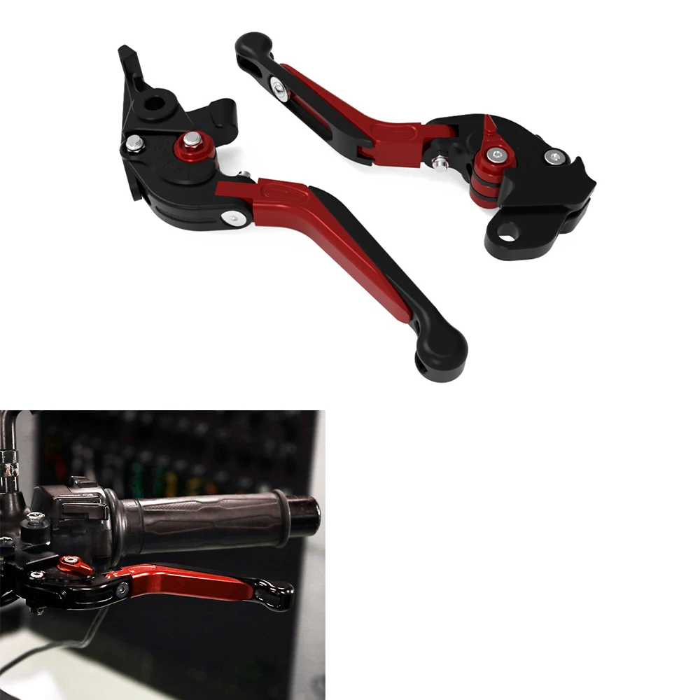 

Motorcycle Brake Clutch Levers For Kawasaki Z750/S 2004-2006 ZX-6R 1995-1999 ZX-9R ZXR400 ZZR600 Adjustable Foldable Extendable