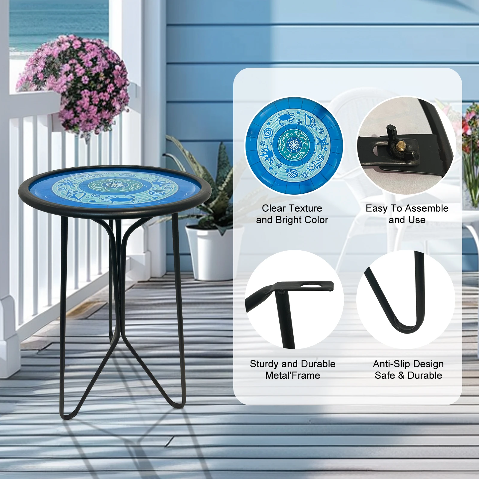 Outdoor Side Tables, 12\