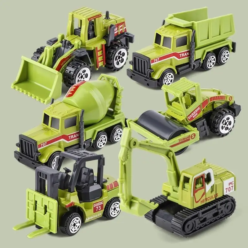 

Alloy Engineering Vehicle Set Toy Car Model Simulation Collection Children's Gifts Boy Excavator Toy Car