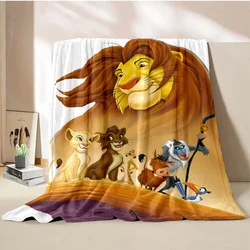 Disney Simba Lion King coperta per pisolino quattro Seson morbida flanella coperta di peluche Fluffy Baby Kids Cartoon Throw Sofa camera da letto Kid Gift