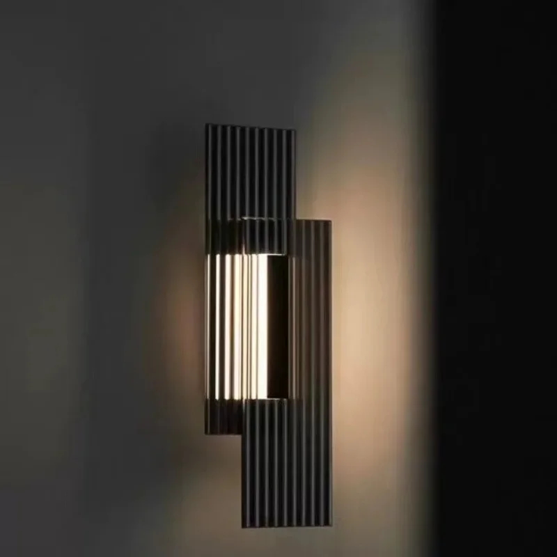 SANDYHA Nordic Simples Lâmpada de Parede Acrílico Arte de Parede Luz Decorativa Luminária LED para Quarto Sala de estar Corredor Entrada