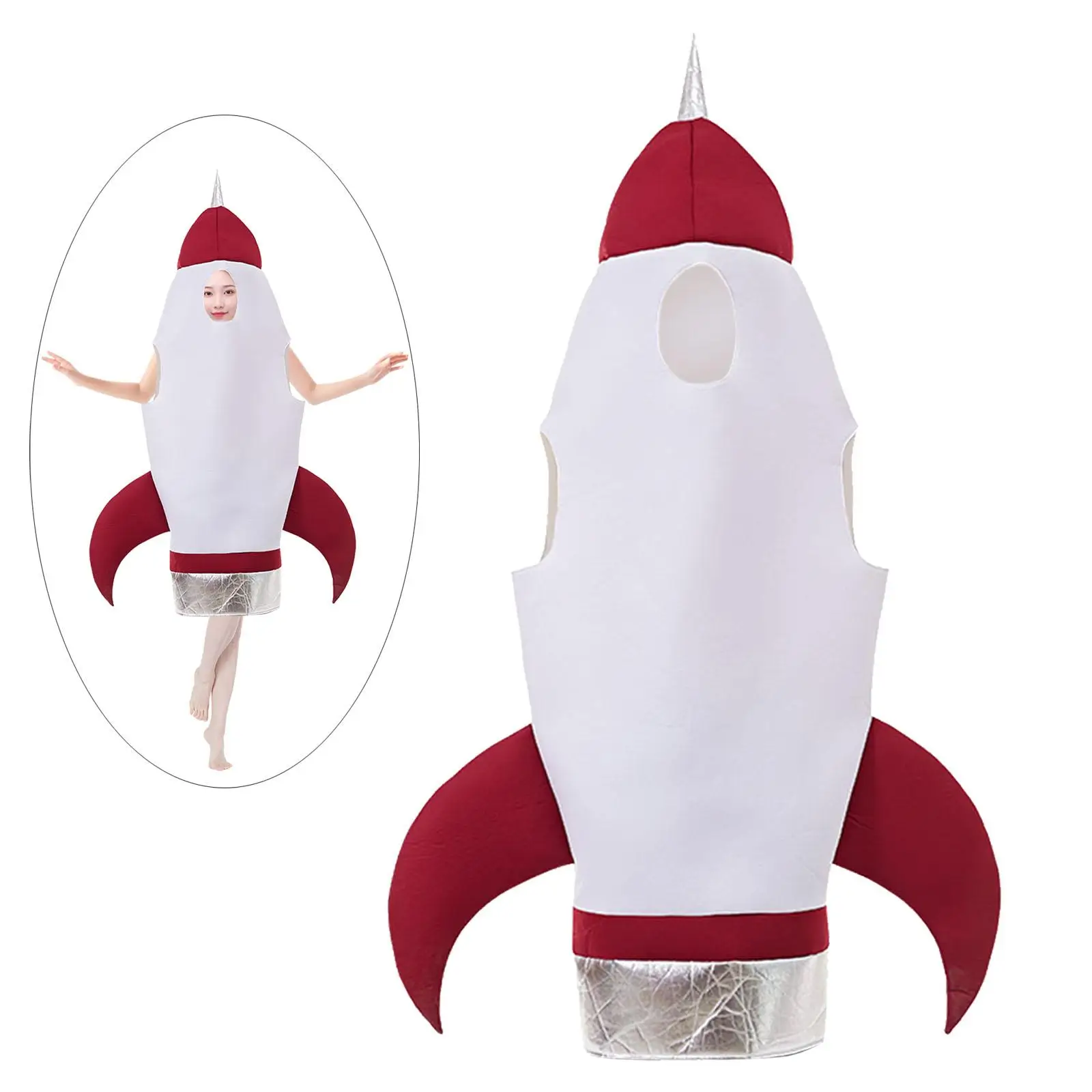 

Rocket Ship Costume Decorative Bodysuit for Birthday Carnival Themed Party