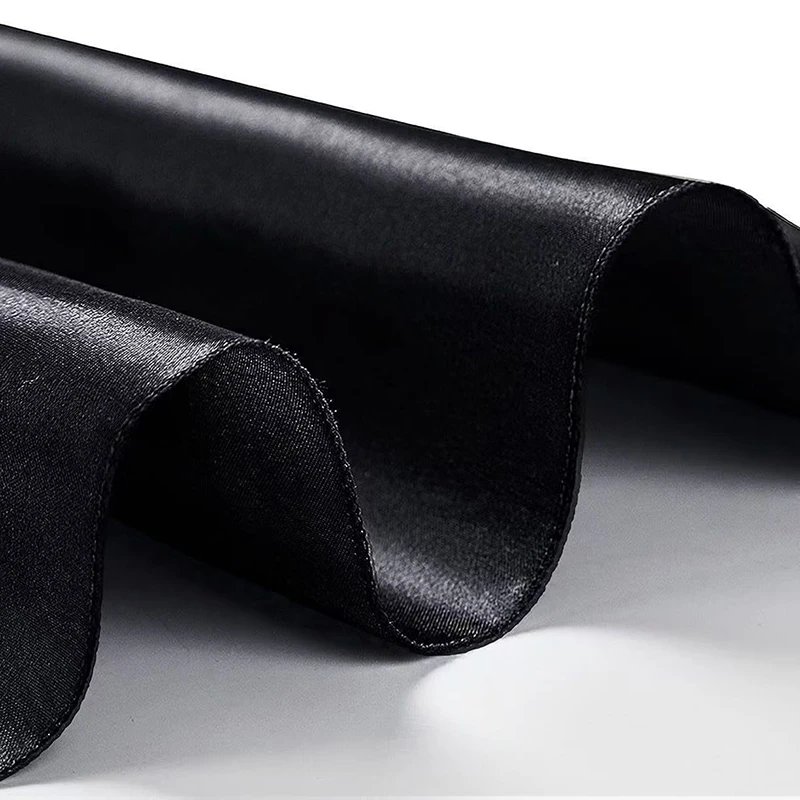 Polyester Fabric Serving Napkins Table Dinner Plate Linen Handkerchief Towel Set For Wedding Party