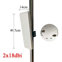 5.8G dual polarity 2x15dbi/18dbi directional 5G wifi antenna panel patch antenna for ubnt Rocket M5