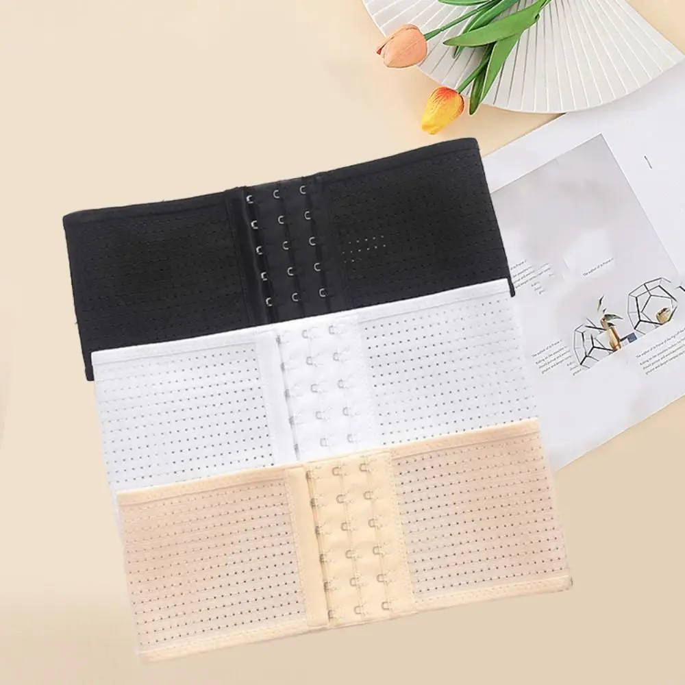 Breathable Hollow Tummy Control Shapewear Seamless Slimming Short Waist Belt Thin Adjustable Girdle Body Shaper Summer