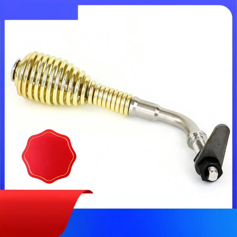 Spring Loaded Fireplace Door Handle Accessory For Wood Burning Stove Durable Alloy Construction Essential Tool