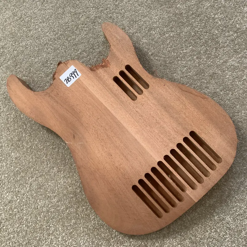 EB999 Natural Solid Mahogany Wood Raw Materials for Mute Guitar Electric&Acoustic Guitar DIY Replace Unfinished