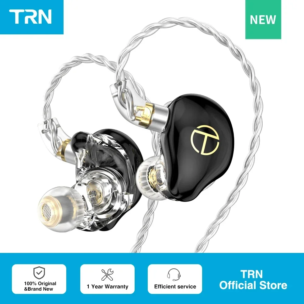 TRN ST7 2DD+5BA IEMs HIFI Wired in-ear Earphones Sport Noise Cancelling DJ Monitor Headphone for Audiophile Musician