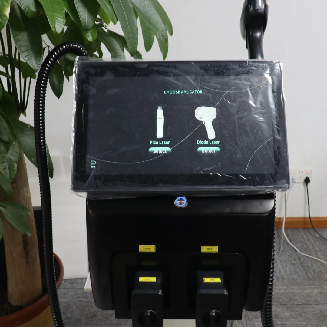 جهاز بيكو 2 في 1 مع تقنية الضوء 755 808 1064 نانومتر للعناية بالبشرة وتقليل الشعر #4