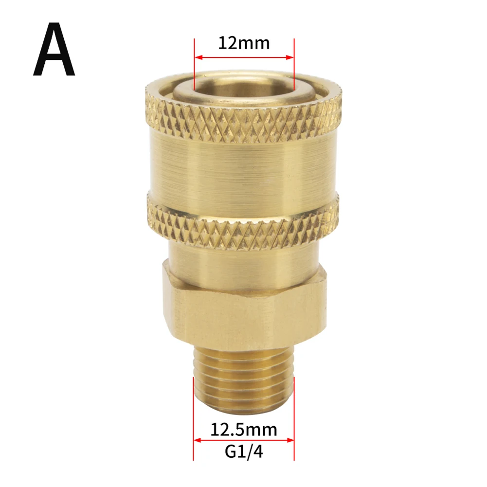 Pressure Washer Connector Coupling Quick Release Adapter 1/4